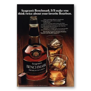 1971 Seagrams Print Ad | Think Twice