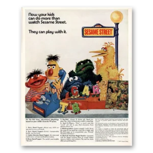 1971 Sesame Street Toys Print Ad | Play With It