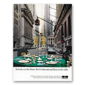 1971 International Silver Print Ad | Insilco Street