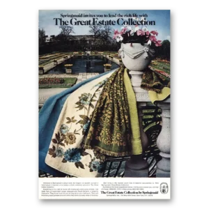 1971 Springmaid Fabrics Print Ad | Great Estate Collection