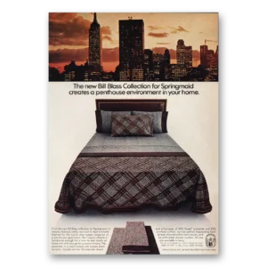 1971 Springmaid Sheets Print Ad | Bill Blass Collection