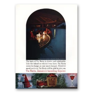 1971 Tia Maria Liqueur Print Ad | Like Island
