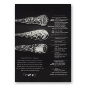 1971 Tiffany & Co Print Ad | Timeless Tiffany Sterling