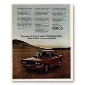 1971 Toyota Corona Print Ad | Loved It