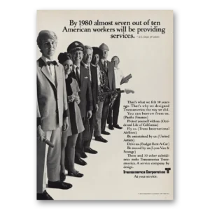 1971 Transamerica Print Ad | American Workers