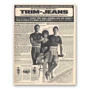 1971 Trim Jeans Print Ad | Space Age