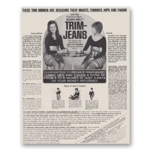 1971 Trim Jeans Print Ad | Space Age