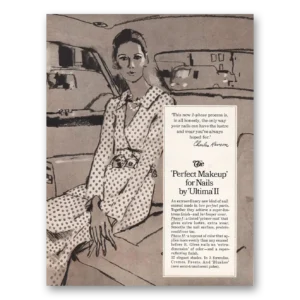 1971 Ultima II Print Ad | Perfect Makeup For Nails