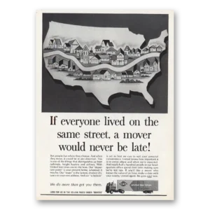 1971 United Van Lines Print Ad | Same Street