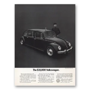 1971 Volkswagen Beetle Print Ad | Raving Mad