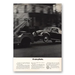 1971 Volkswagen Beetle Print Ad | Rare Photo