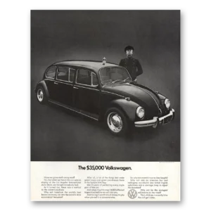 1971 Volkswagen Beetle Print Ad | Stark Raving Mad
