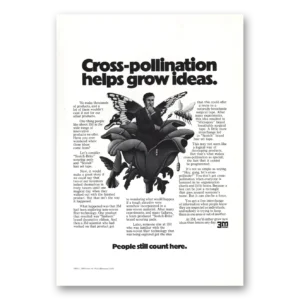 1972 3M Print Ad | Cross Pollination