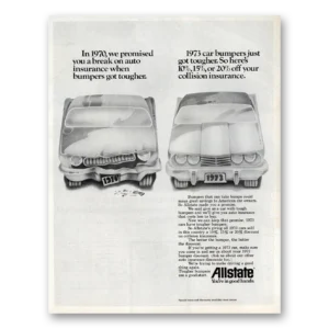 1972 Allstate Insurance Print Ad | We Promised