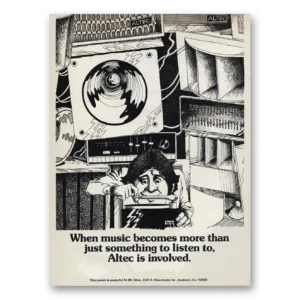 1972 When Music Becomes More Print Ad | When Music Becomes More