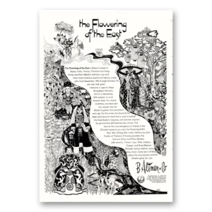 1972 B Altman Print Ad | Flowering East
