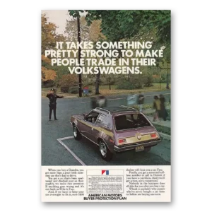 1972 AMC Gremlin Print Ad | Trade In Volkswagen