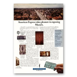 1972 American Express Print Ad | Munich