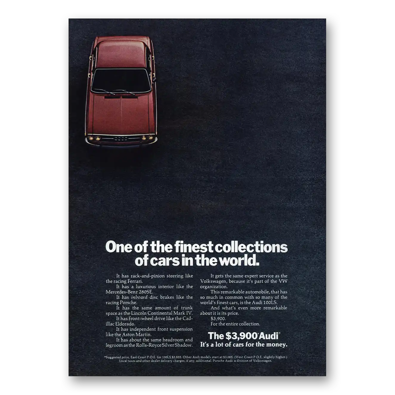 1972 Audi Print Ad | Finest Collections