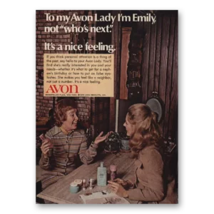 1972 Avon Print Ad | Avon Lady