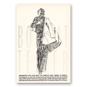 1972 Bonwit Teller Print Ad | Haberdashery