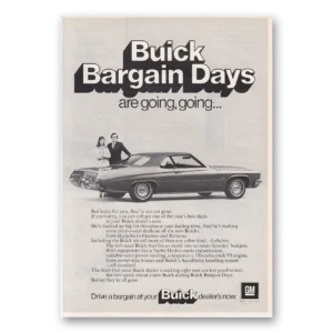 1972 Buick Print Ad | Bargain Days