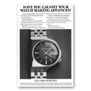 1972 Accutron Watch Print Ad | Making Advances