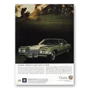1972 Cadillac Print Ad | Men Seek