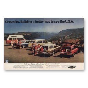 1971 Chevrolet Wagons Print Ad | Wagon Tailgates