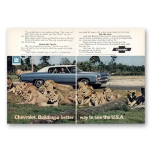 1972 Chevrolet Impala Print Ad | Lion Country