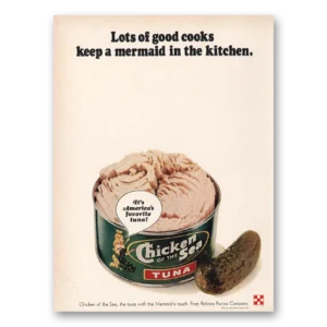 1972 Chicken of the Sea Print Ad | Mermaid