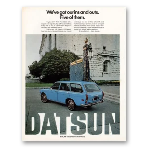 1971 Datsun 510 Print Ad | Ins Outs