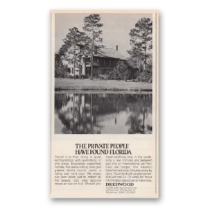 1972 Deerwood Print Ad | Jacksonville