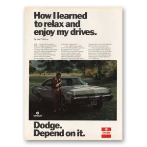1971 Dodge Monaco Print Ad | Lee Trevino