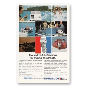 1972 Evinrude Print Ad | Full Reasons
