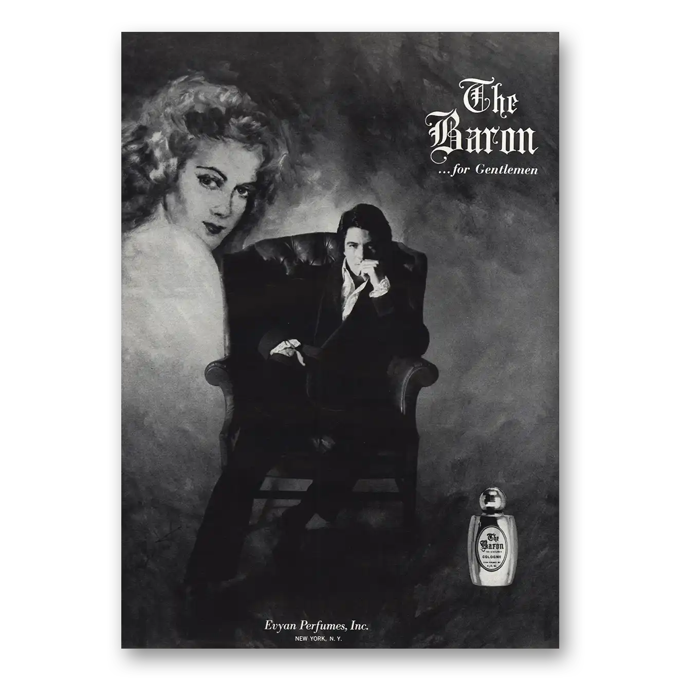 1972 Evyan Perfumes Print Ad | For Gentlemen