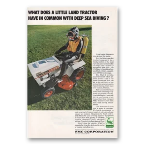 1972 FMC Print Ad | Land Tractor
