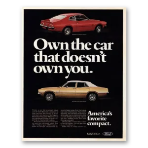 1972 Ford Maverick Print Ad | Own Car