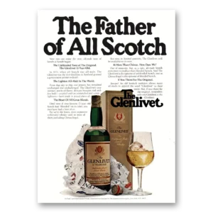1972 Glenlivet Print Ad | Father All Scotch