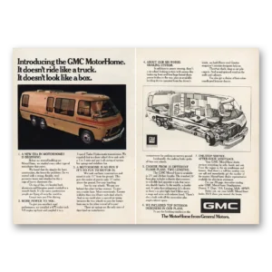 1973 GMC Motor Home Print Ad | Doesn't Look Likebox