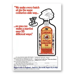 1972 Gordons Gin Print Ad | Olde Way