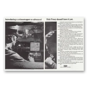 1972 General Telephone GTE Print Ad | Dick Tracy