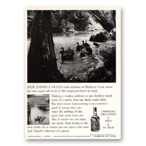 1972 Jack Daniels Print Ad | Mulberry Creek