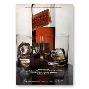 1972 Johnnie Walker Red Label Print Ad | Want To Share