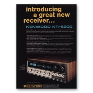 1972 Kenwood Print Ad | Great New Receiver