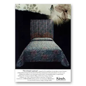 1972 Kirsch Bedspreads Print Ad | Dream Spread