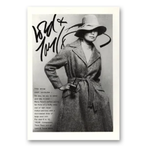 1972 Lord & Taylor Print Ad | Mario Forte