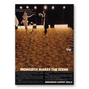 1972 Monarch Carpet Mills Print Ad | Makes Scene