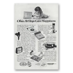 1972 Etch A Sketch Print Ad | Give Happiness