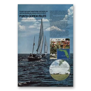 1972 Punta Gorda Isles Florida Print Ad | Waterfrontier